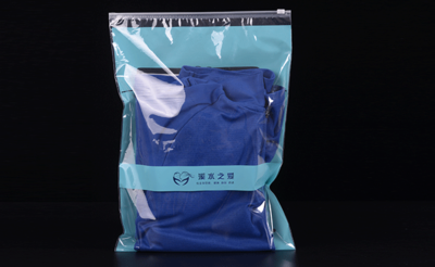 PPE透明服装拉链袋